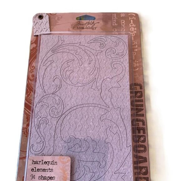 Tim Holtz idea-ology Harlequin Elements 94 Shapes - Picture 1 of 2